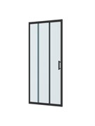 BELBAGNO Uno-195 Душевая дверь в нишу ширина 120 см, двери раздвижные, профиль - черный матовый / стекло - матовое UNO-195-BF-3-120-P-NERO