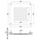 SF038AXX AquaElite верхний душ, 400x400 мм SF038AXX