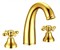BOHEME Смеситель для раковины на 3 отверстия TRADIZIONALE ORO BOHEME-297