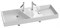 JACOB DELAFON Rythmik Двойная подвесная раковина-столешница 120 х 46 см, гладкая нижняя поверхность - фото 103929