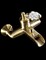BOHEME Смеситель для ванны VOGUE CRYSTAL, бронза_Комплект BOHEME-203-CRST