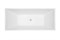 ABBER 150*80 / 160x80 Ванна акриловая, высота 60 см AB9224-1