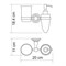 WASSERKRAFT Ammer K-7089 Держатель стакана и дозатора K-7089 - фото 107768 WASSERKRAFT Ammer K-7089 Держатель стакана и дозатора K-7089 - фото 107768