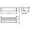 LANGBERGER Accessories Полка полотенца прямая 60 см 2-эт. Accessories 28003A