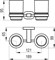 RAVAK Держатель с двумя стаканами (стекло) CR 220.00 CR 220.00