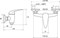 RAVAK Смеситель настенный для душа без гартитуры 100 мм SN 032.00/100 SN 032.00/100