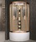 NIAGARA Luxe Душевая кабина NG-7790G (900x900х2150) высокий поддон стенки ЗОЛОТО - фото 117073