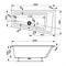 Акриловая ванна VAGNERPLAST CAVALLO OFFSET 160 Left VAGNERPLAST CAVALLO OFFSET 160 Left