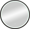 CONTINENT Зеркало "Style Black LED" D 600 c подсветкой - фото 119506
