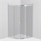 AM.PM Gem душевое ограждение 100х100, стекло прозрачное, профиль матовое серебо,без поддона W90G-401-100WT