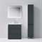 AM.PM Gem S, шкаф-колонна, напольный, правый, 30 см, графит матовый M91CSR0306GM