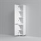 AM.PM Like, шкаф-колонна, напольный, левый, 35 см, двери, белый, глянец, шт M80CSL0356WG