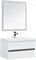 AQUANET Беркли 80 Комплект мебели для ванной комнаты (зеркало белое) - фото 126171
