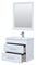 AQUANET Бостон М 80 Комплект мебели для ванной комнаты (лит. мрамор) AQUANET Бостон М 80 лит. мрамор
