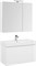AQUANET Йорк 100 Комплект мебели для ванной комнаты - фото 127709