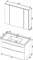AQUANET Эвора 100 Комплект мебели для ванной комнаты AQUANET Эвора 100