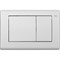 TECE planus Панель смыва с двумя клавишами, цвет белый матовый - фото 131231