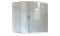 ROYAL BATH Alpine 170x100 Ограждение душевое для ванны стеклянное, стекло 6 мм прозрачное, профиль алюминий белый, дверь раздвижная - фото 13306