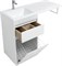 AQUANET Токио 110 L Тумба для ванной комнаты с раковиной (напольная, 1 ящик) Тумба с раковиной AQUANET Tokyo 110 L - напольная, 1 ящик