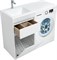 AQUANET Токио 110 L Тумба для ванной комнаты с раковиной (напольная, 1 ящик) Тумба с раковиной AQUANET Tokyo 110 L - напольная, 1 ящик