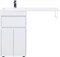 AQUANET Токио 110 L Тумба для ванной комнаты с раковиной (подвесная, 1 ящик) Тумба с раковиной AQUANET Tokyo 110 L - подвесная, 1 ящик