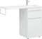 AQUANET Токио 110 R Тумба для ванной комнаты с раковиной (напольная, 1 ящик) Тумба с раковиной AQUANET Tokyo 110 R напольная, 1 ящик