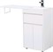 AQUANET Токио 110 R Тумба для ванной комнаты с раковиной (напольная, 1 ящик, 2 дверцы) Тумба с раковиной AQUANET Tokyo 110 R напольная, 1 ящик, 2 дверцы
