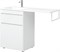 AQUANET Токио 120 L Тумба для ванной комнаты с раковиной (напольная, 1 ящик) Тумба с раковиной AQUANET Tokyo 120 L - напольная, 1 ящик