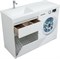 AQUANET Токио 120 L Тумба для ванной комнаты с раковиной (напольная, 1 ящик) Тумба с раковиной AQUANET Tokyo 120 L - напольная, 1 ящик