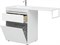 AQUANET Токио 130 L Тумба для ванной комнаты с раковиной (напольная, 1 ящик) Тумба с раковиной AQUANET Tokyo 130 L - напольная, 1 ящик