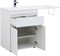 AQUANET Токио 130 L Тумба для ванной комнаты с раковиной (напольная, 1 ящик, 2 дверцы) Тумба с раковиной AQUANET Tokyo 130 L - напольная, 1 ящик, 2 дверцы