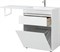 AQUANET Токио 130 R Тумба для ванной комнаты с раковиной (напольная, 1 ящик) Тумба с раковиной AQUANET Tokyo 130 R напольная, 1 ящик