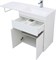 AQUANET Токио 130 R Тумба для ванной комнаты с раковиной (напольная, 1 ящик, 2 дверцы) Тумба с раковиной AQUANET Tokyo 130 R напольная, 1 ящик, 2 дверцы
