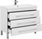 AQUANET Верона 100 Тумба для ванной комнаты с раковиной (напольная 3 ящика) Тумба с раковиной AQUANET Verona 100 - напольная 3 ящика