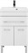 AQUANET Верона 58 Тумба для ванной комнаты с раковиной (напольная 1 ящик 2 дверцы) Тумба с раковиной AQUANET Verona 58 - напольная 1 ящик 2 дверцы