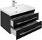 AQUANET Верона 75 Тумба для ванной комнаты с раковиной (подвесная 2 ящика) Тумба с раковиной AQUANET Verona 75 - подвесная 2 ящика
