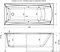 AQUANET Акриловая ванна Cariba 170x75 AQUANET-00203925