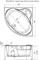 AQUANET Акриловая ванна Palau 140x140 AQUANET-00204021