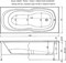 AQUANET Акриловая ванна Riviera 180x80 AQUANET-00230997
