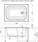 AQUANET Акриловая ванна Seed 100x70 AQUANET-00216308