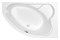 CERSANIT Ванна асимметричная KALIOPE 153x100 правая WA-KALIOPE*153-P