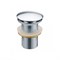 GID Донный клапан CH100 Хром без перелива, ширина 7,5 см - фото 148014