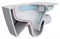 VITRA Подвесной безободковый унитаз  Zentrum Rim-Ex 5795B003-0075 - фото 150461 VITRA Подвесной безободковый унитаз  Zentrum Rim-Ex 5795B003-0075 - фото 150461