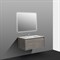 BLACK&WHITE Мебель U909.1000 основной шкаф, Hopper металлический ящик, кварцевая / раковина (994x582x450) - фото 152113