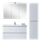 ORANS Мебель BC-4023-1000 W основной шкаф, раковина, цвет:UV005 (1000x480x570) - фото 152244