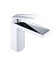 BOHEME Смеситель для умывальника VENTURO белый + хром BOHEME-371-W