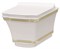 BOHEME Подвесной Унитаз с узором Hermitage GOLD BOHEME-951-G