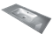 ARMADIART Столешница стекло 100см моноблок СЕРЕБРО ARMADIART-852-100-S - фото 154209