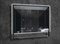 ARMADIART Зеркало Vallessi прямоугольное 80*80 с полочкой антрацит - фото 154269