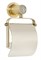 BOHEME Держатель для туалетной бумаги с крышкой ROYALE CRISTAL BLACK GOLD - фото 154547